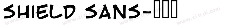 shield sans字体转换